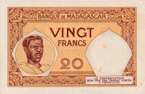 Billet Madagaskar 20 francs 1947-1953