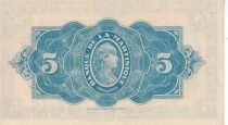 Billet Martinica 5 francs 1944