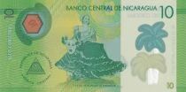 Billet Nicaragua 10 cordobas 2014