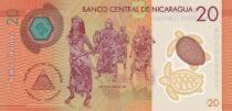 Billet Nicaragua 20 cordoba 2014