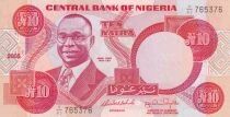 Billet Nigeria 10 naira Alvan Ikoku, membre du conseil africain pour l\'&eacute;ducation 2005