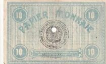 Billet Nord 10 francs 1915