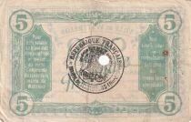 Billet Nord 5 francs 1915