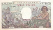 Billet Nueva Caledonia 1000 francs 1957