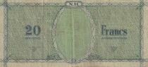 Billet Nuevas H&eacute;bridas 20 franc 1943