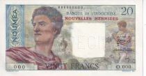Billet Nuevas H&eacute;bridas 20 francs 1951