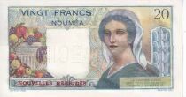 Billet Nuovi H&eacute;brides 20 francs 1951