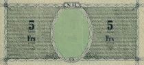 Billet Nuovi H&eacute;brides 5 franc 1943