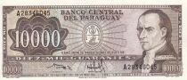 Billet Paraguay 10000 guaranies 1990