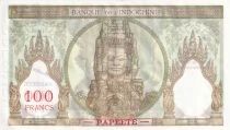 Billet Polinesia Francesa 100 francs 1937-1965