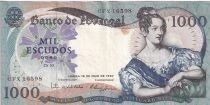 Billet Portogallo 1000 escudos Marie II du Portugal 1967