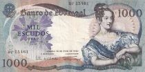 Billet Portugal 1000 escudos Marie II du Portugal 1967