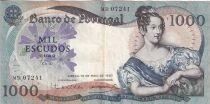 Billet Portugal 1000 escudos Marie II du Portugal 1967