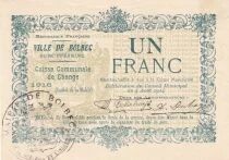 Billet Seine-Maritime 1 franc 1916
