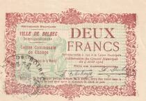 Billet Seine-Maritime 2 francs 1916