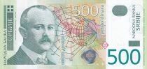 Billet Serbia 500 dinar Dorde Vajfert, fondateur du syst&egrave;me mon&eacute;taire serbe 2004