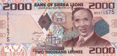 Billet Sierra Leone 2000 leones 2010