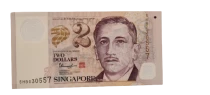 Billet Singapur 2 dollars 2013-2024