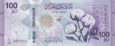 Billet Siria 100 pounds 2025