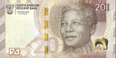 Billet South Africa 20 rand Nelson Mandela 2023