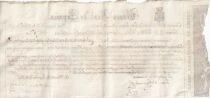Billet Spagna 200 pesos fuertes 1837