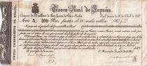 Billet Spagna 200 pesos fuertes 1837