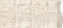 Billet Spagna 200 pesos fuertes 1837