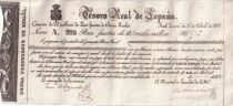 Billet Spagna 200 pesos fuertes 1837