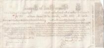 Billet Spagna 200 pesos fuertes 1837