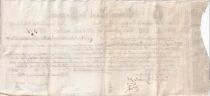 Billet Spanien 200 pesos fuertes 1837