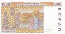 Billet Stati dell\'Africa dell\'ovest 1000 francs 2002