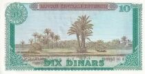 Billet T&uacute;nez 10 dinars Habib Bourguiba, Pr&eacute;sident de la R&eacute;publique Tunisienne 1969