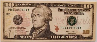 Billet USA 10 dollars 2017