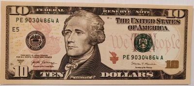 Billet USA 10 dollars 2017