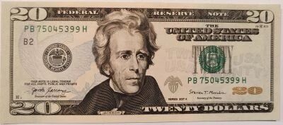 Billet USA 20 dollars 2017
