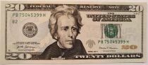 Billet USA 20 dollars 2017