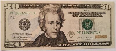 Billet USA 20 dollars 2017