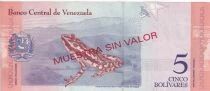 Billet Venezuela 5 bolivares 2018