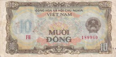Billet Viet Nam 10 dong 1980