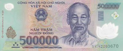 Billet Viet Nam 500000 dong H� Chi Minh 2012