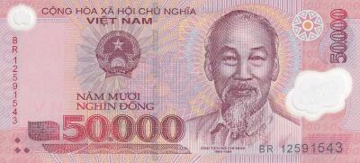 Billet Vietnam 50000 dong H� Chi Minh 2003