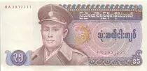 Birma 35 Kyats Gal Aun San - Statue of dancer - 1986