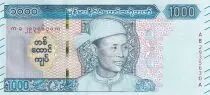 Birmania 1000 Kyat - Aun San - Serial AB - 1986