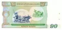 Birmania 90 Kyats Seya San - Farmers - 1987 - S&eacute;rie CJ