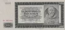 Bohemia and Moravia 1000 Korun - Peter Parler - 1942 - P.15