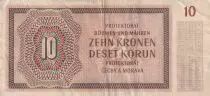 Bohemia e Moravia 10 Korun - Girl - 1942 - P.8a
