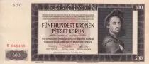 Bohemia e Moravia 500 Korun - Peter Brandl - Specimen - 1942 - Letter K - P.11s