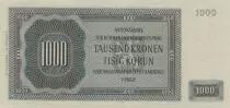 B&ouml;hmen und M&auml;hren 1000 Korun  - Peter Parler - 1942 Specimen