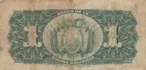 Bolivia 1 Boliviano - Mercury - National emblem - 1911 - Series W4