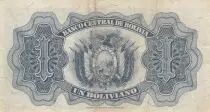 Bolivia 1 Boliviano - Simon Bolivar -  1928